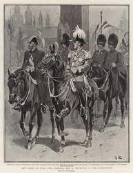 The Duke of Fife and Admiral Sir E Seymour in the Procession